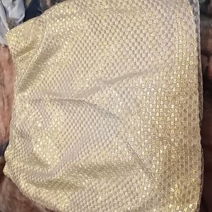 Gold Checkered Detailed Skirt